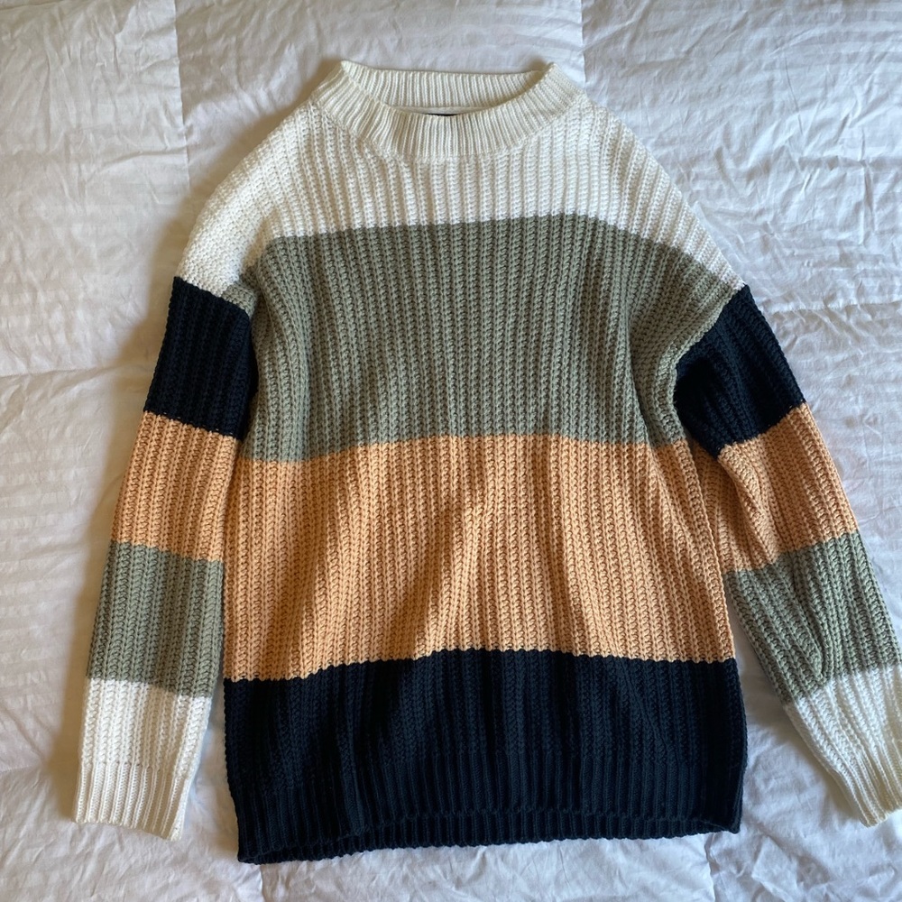 Colorblock sweater